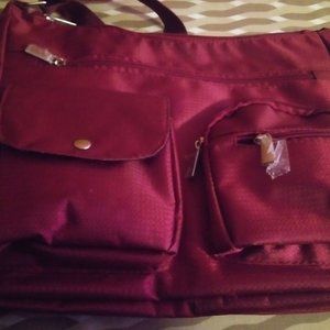 Nylon 5 pocket shoulder bag